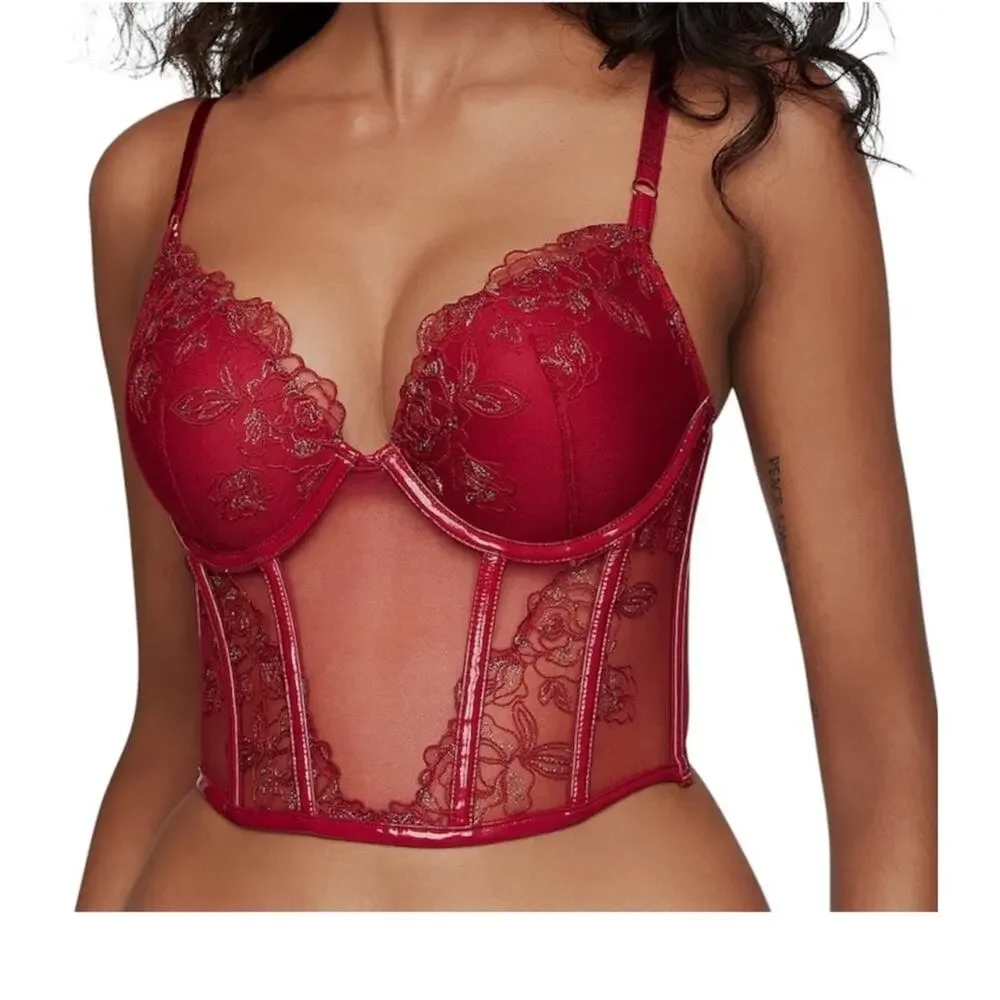 Victoria's Secret 36B Very Sexy Midnight Affair push-up corset BC 3181